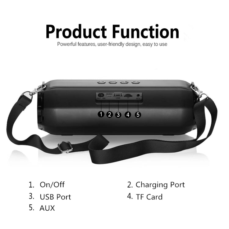 Altoparlante stereo portatile senza fili Bluetooth LZ33 Altoparlanti musicali vivavoce per computer con TF FM