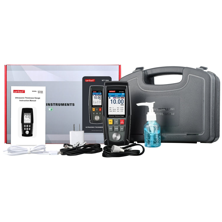 Tester digitale per misuratore di spessore ad ultrasuoni WT130A, ricarica USB, misuratore di spessore digitale per metalli, ad alta precisione, WT130A