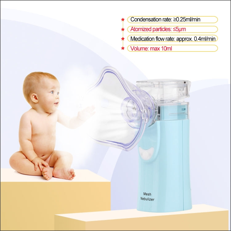 RZ823 Rete sanitaria Nebulizzatore Palmare Domestico Bambino Adulto Asma Inalatore Mini Cura Inalazione Nebulizzatore ad ultrasuoni, RZ823
