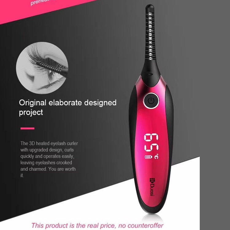 Duosi DY-102 Stile penna portatile riscaldato Ferro da stiro elettrico di lunga durata Piegaciglia USB ricaricabile elettrico riscaldato Clip per arricciacapelli per trucco