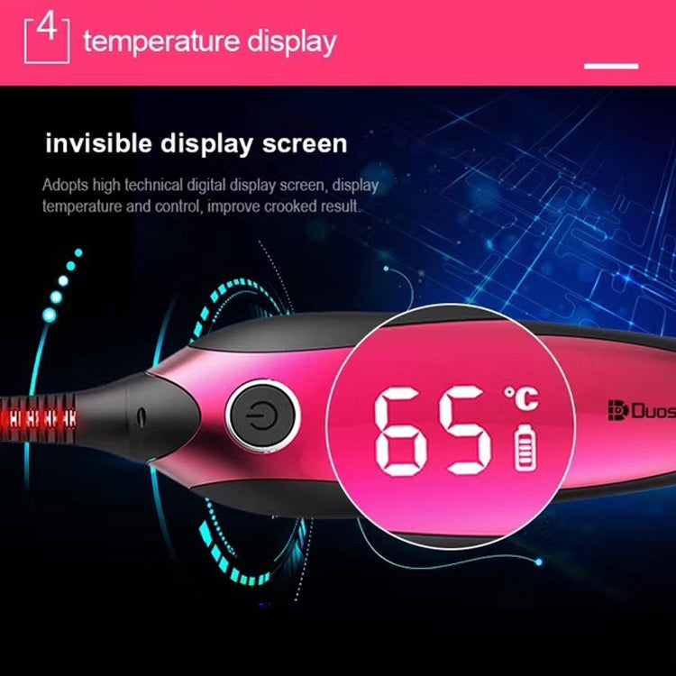Duosi DY-102 Stile penna portatile riscaldato Ferro da stiro elettrico di lunga durata Piegaciglia USB ricaricabile elettrico riscaldato Clip per arricciacapelli per trucco