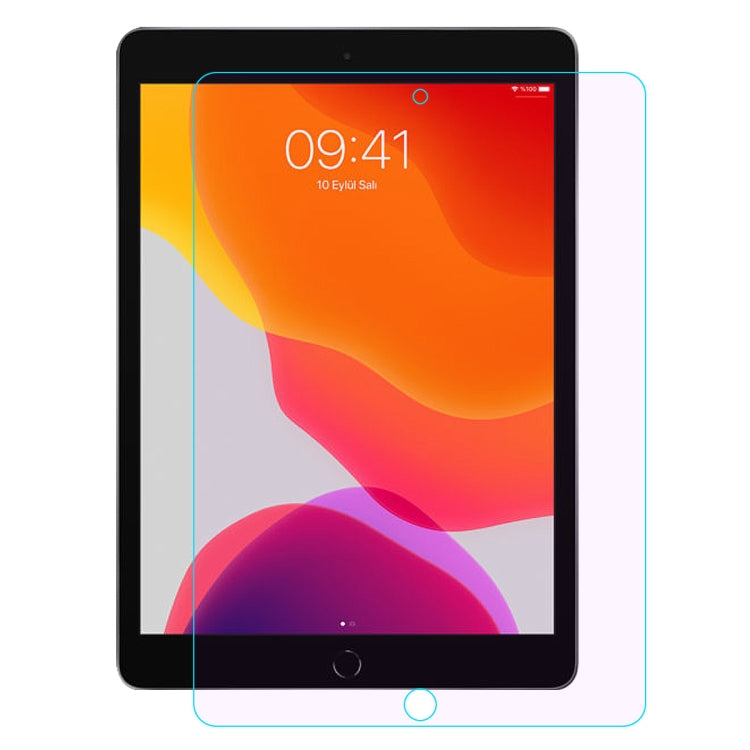 Per iPad 10.2 (2019) ENKAY Hat-Prince 0,33 mm 9H Durezza superficiale 2,5D Pellicola in vetro temperato anti-blu-ray antideflagrante