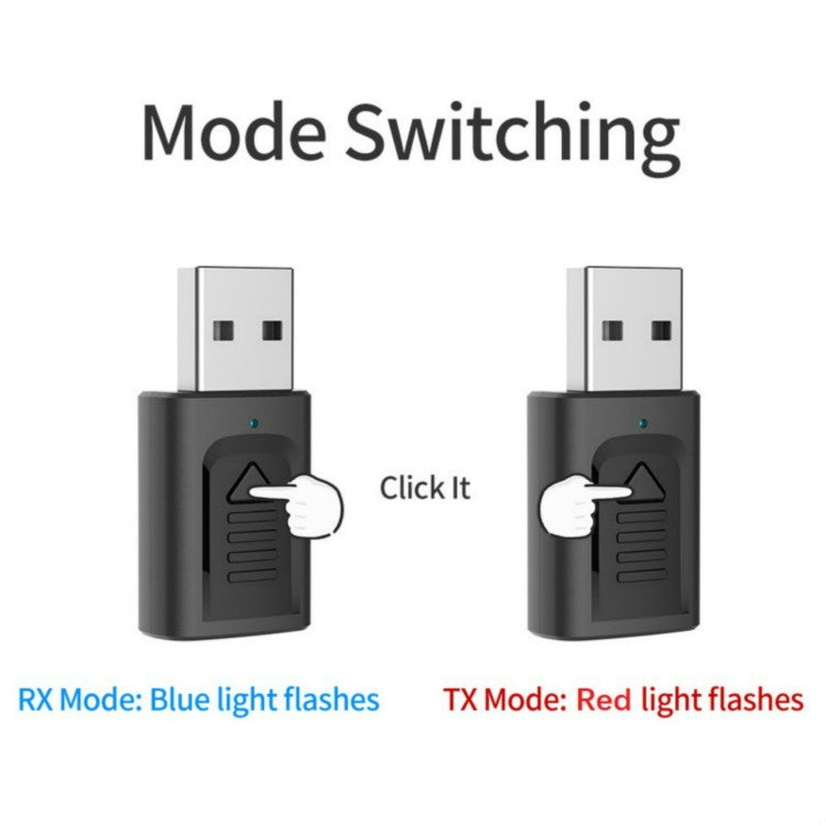 JEDX-M135 USB5.0 Trasmettitore ricevitore audio Bluetooth 4 in 1, 4 in 1