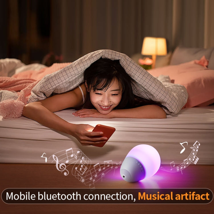 T6 Divertente altoparlante Bluetooth che sbatte le ali Allevia lo stress Luci colorate Soundbar Scheda TF di supporto in gomma