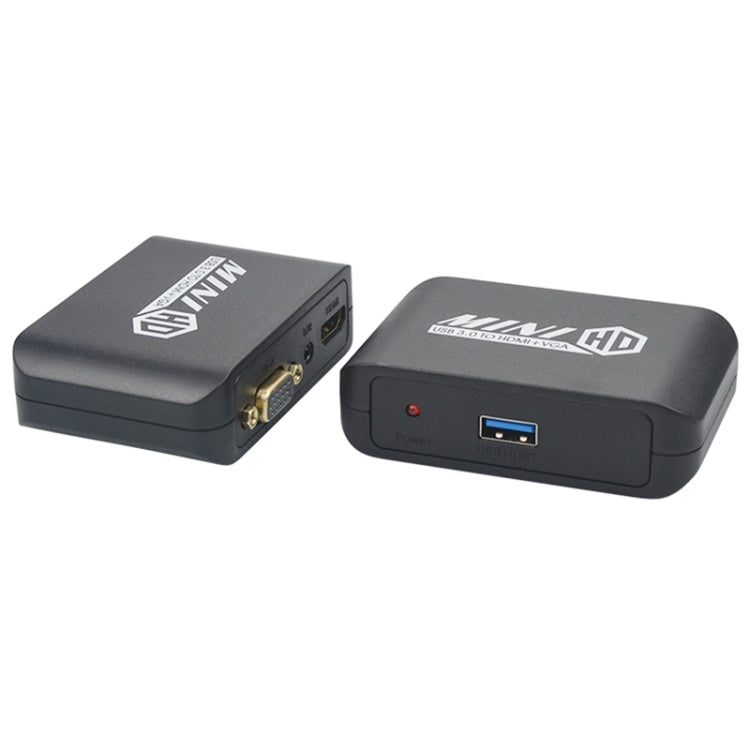 Adattatore da USB 3.0 a HDMI+VGA