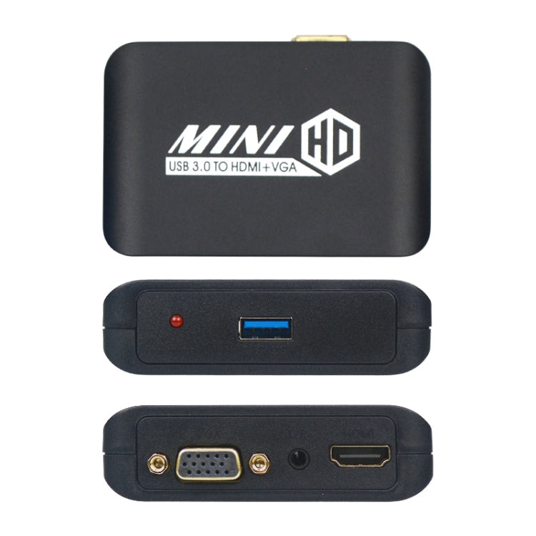 Adattatore da USB 3.0 a HDMI+VGA