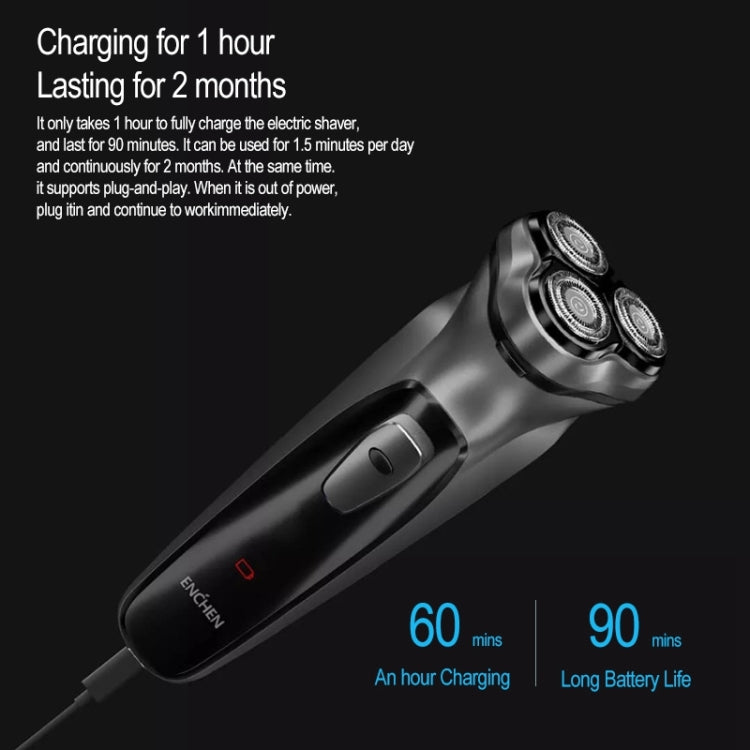 Rasoio da barba elettrico da barbiere portatile per la cura del viso originale Xiaomi Youpin BlackStone da uomo