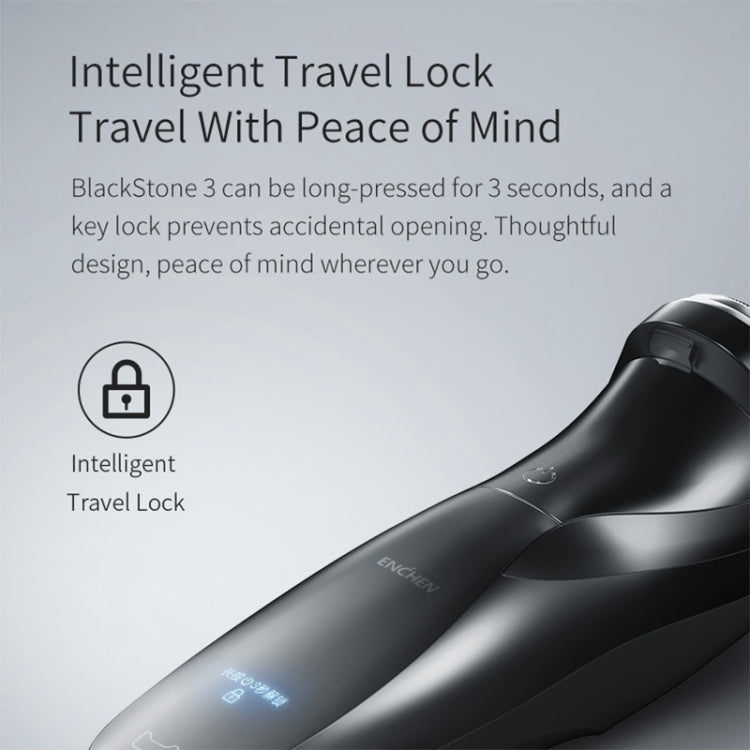 Rasoio da barba elettrico originale Xiaomi Youpin Yingqu Blackstone3 da uomo portatile per la cura del viso con tre teste di taglio