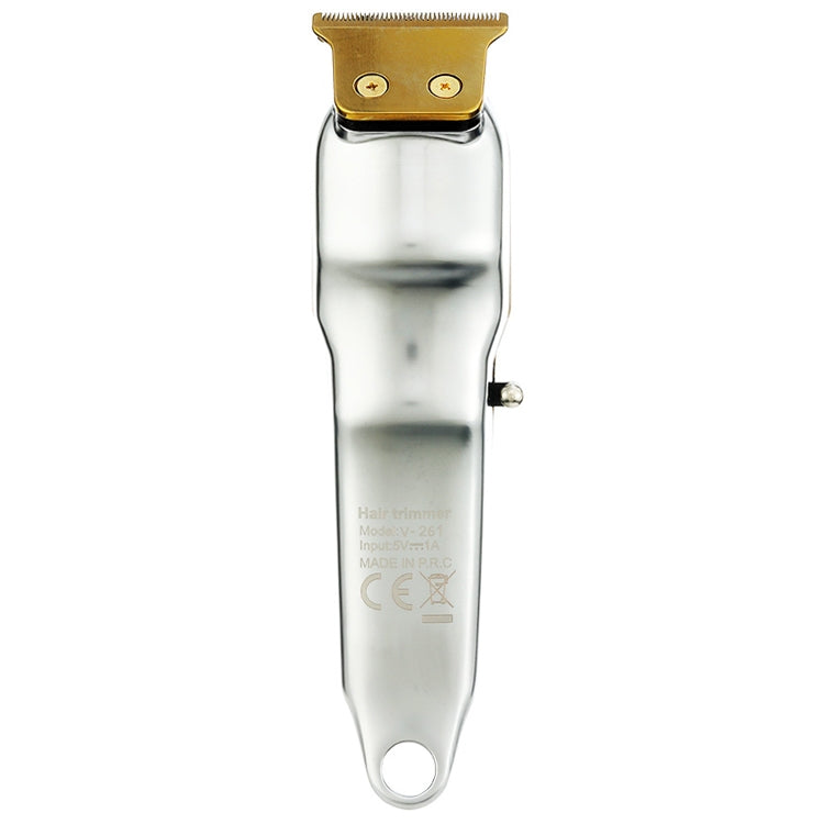 Tagliacapelli professionale in metallo USB VGR V-261 da 8 W con display digitale a LED, V-261 (Gold), V-261 (Silver)