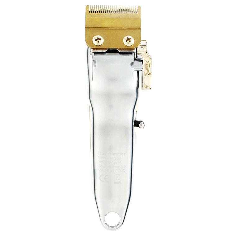 Tagliacapelli in metallo USB VGR V-267 da 10 W con display digitale a LED e regolazione a 5 marce, V-267 (Gold), V-267 (Silver)