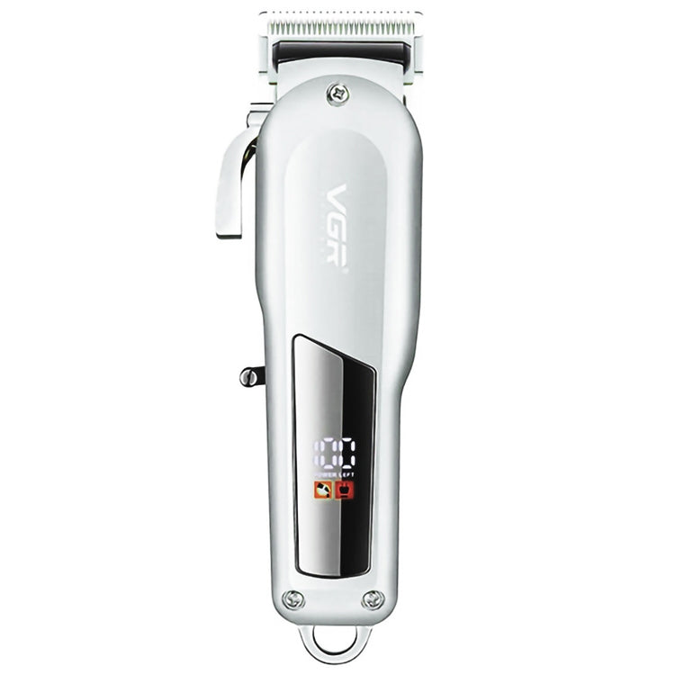 Tagliacapelli elettrico in metallo USB VGR V-278 da 10 W con display digitale a LED, V-278 (Gold), V-278 (Silver)