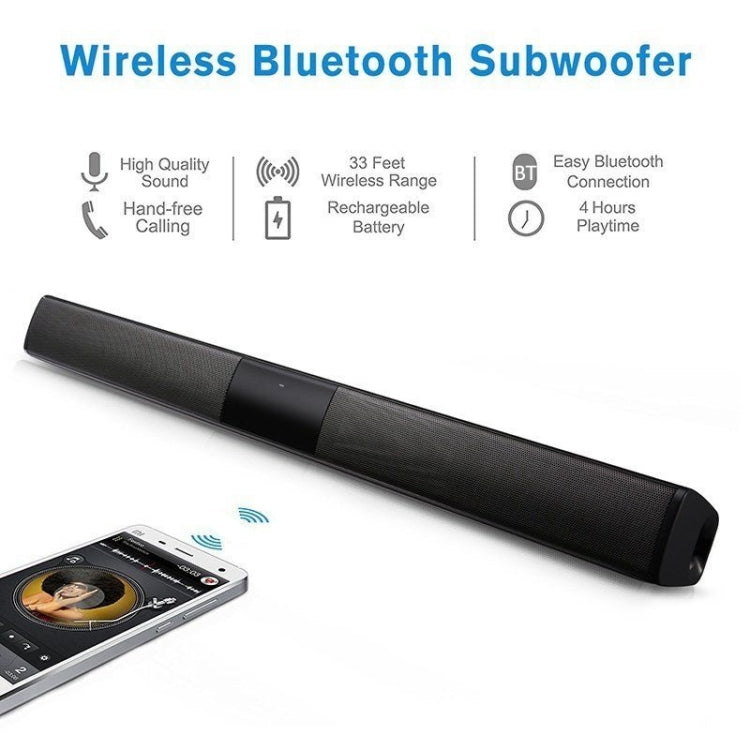 Soundbar TV da 20 W Altoparlante Bluetooth Radio FM Sistema Home Theatre Subwoofer wireless portatile Bassi MP3 Boombox musicale per Xiaomi