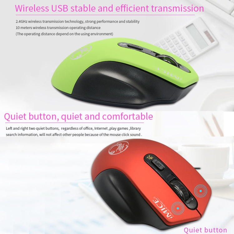 Mouse ottico per computer con ricevitore USB 3.0 regolabile iMICE da 2,4 GHz 2000 DPI, TBD003784801A, TBD003784801B, TBD003784801C, TBD003784801D, TBD003784801E, TBD003784801F, TBD003784801G, TBD003784801H