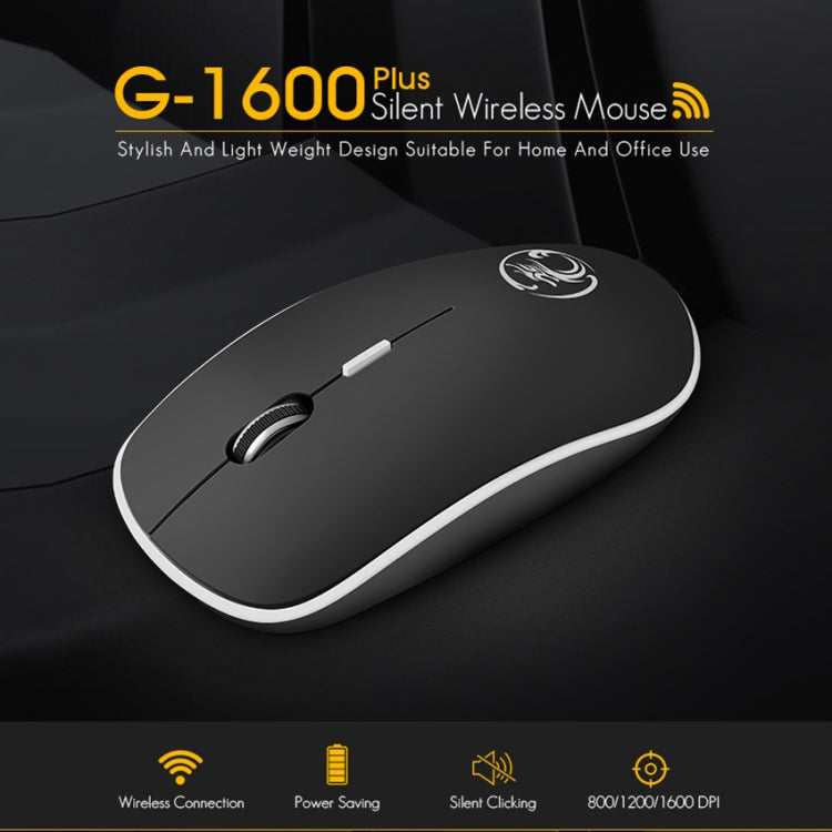 Mouse wireless USB muto ergonomico silenzioso iMCE da 2,4 Ghz 1600 DPI
