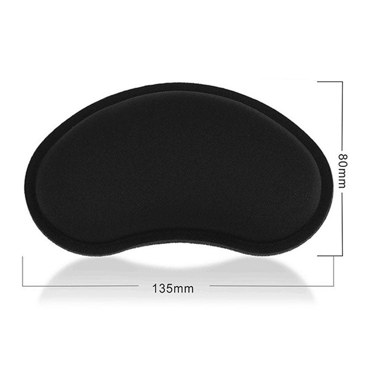 Tappetino per mouse in cotone memory con poggiapolsi 3D confortevole in gel di silice