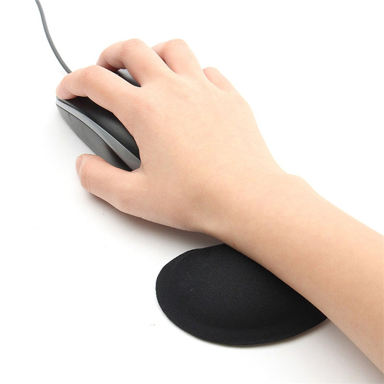 Tappetino per mouse in cotone memory con poggiapolsi 3D confortevole in gel di silice