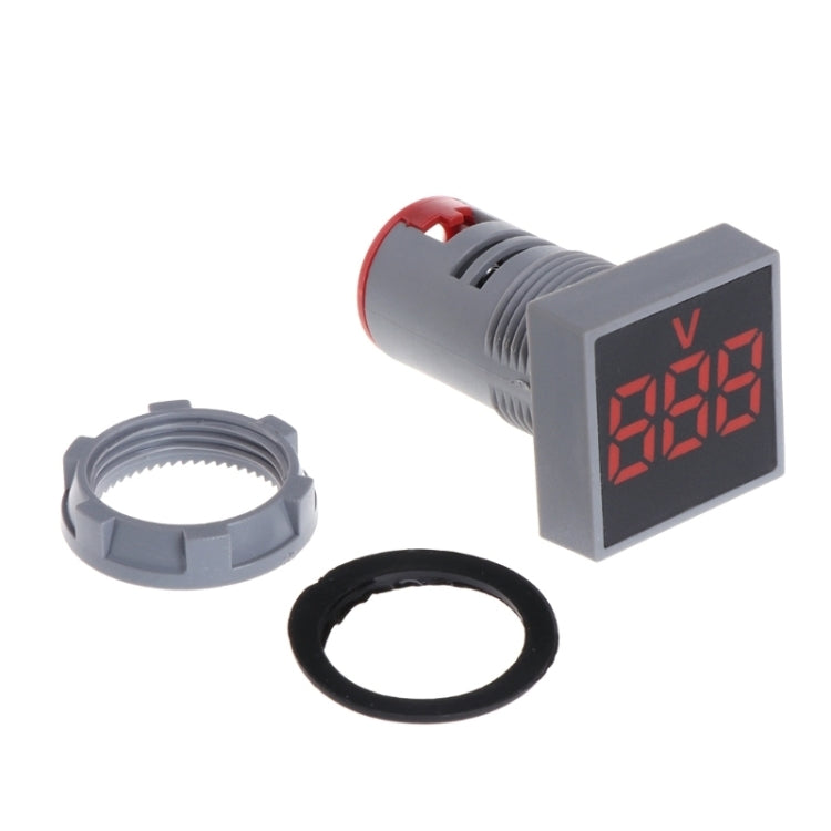 AD101-22VMS Mini AC 20-500V Voltmetro Pannello quadrato LED Indicatore misuratore di tensione digitale