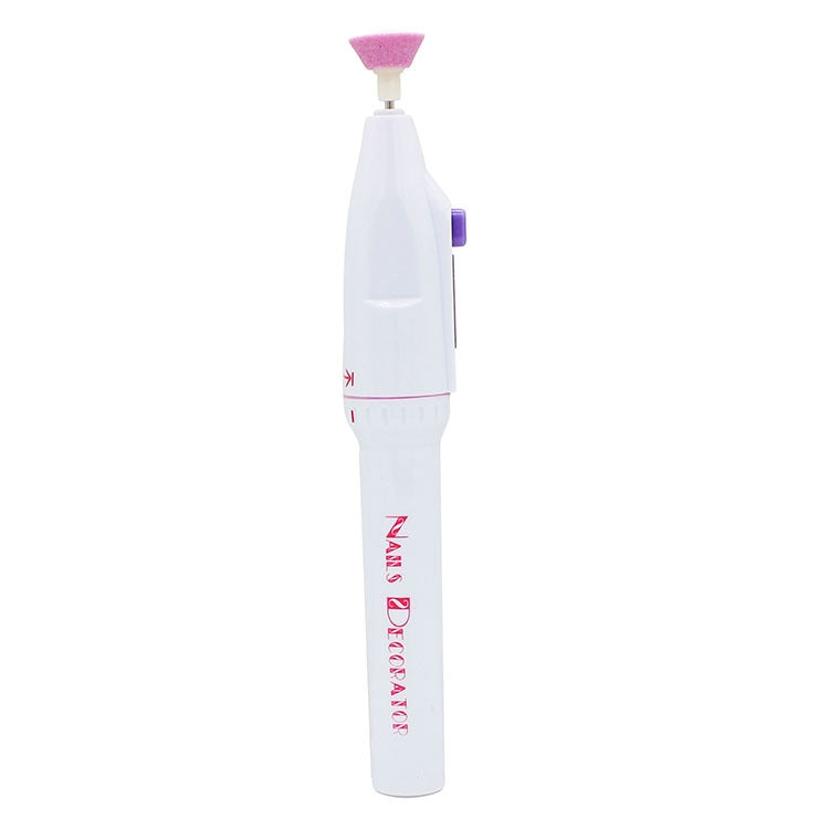 Kit di trapano elettrico per lima per unghie Consigli per manicure Unghia del piede Pedicure Salon Kit per manicure a forma di penna Tamponi per trapano per unghie Strumento per pedicure con 5 punte