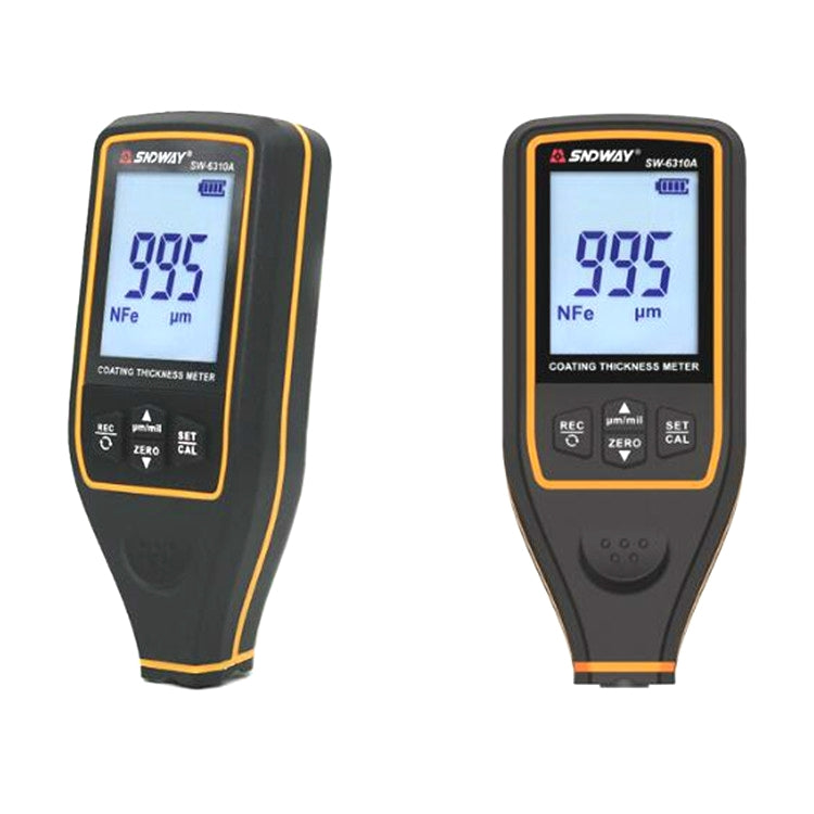 Strumento di misurazione della vernice per calibro di spessore del rivestimento della vernice per auto ad alta precisione SNDWAY, SW6310A Standard Edition, SW6310B Upgrade Edition