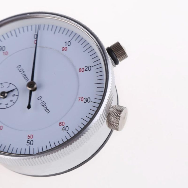 Indicatore di quadrante per strumento di precisione da 0,01 mm Indicatore di test del quadrante portatile professionale Strumenti per strumenti di misurazione della precisione, 0-10mm