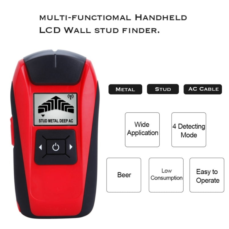 G120 Tester rinforzato per cavi in metallo e legno Strumento multifunzionale per il rilevamento di metalli da parete