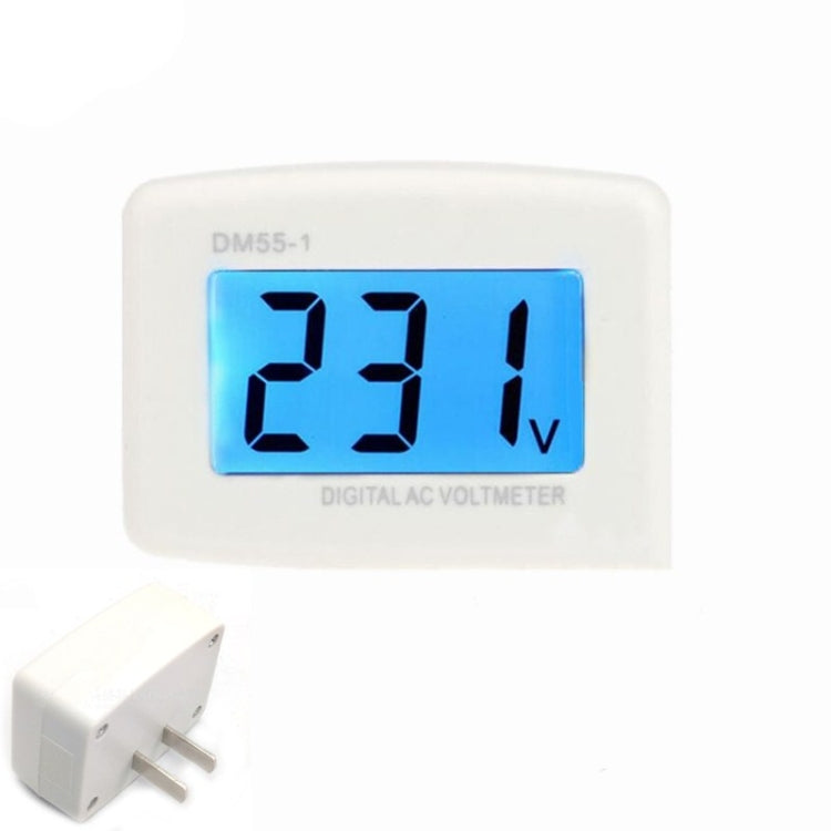 Voltmetro digitale Display LCD Voltmetro LCD Contatore elettrico a spina