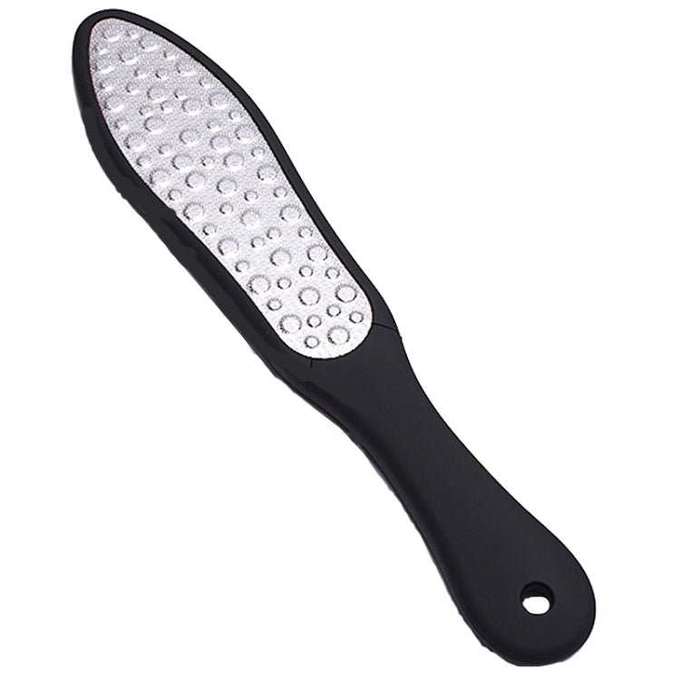 Strumento per manicure scrub pedicure grattugia per pelle morta su entrambi i lati in acciaio inossidabile