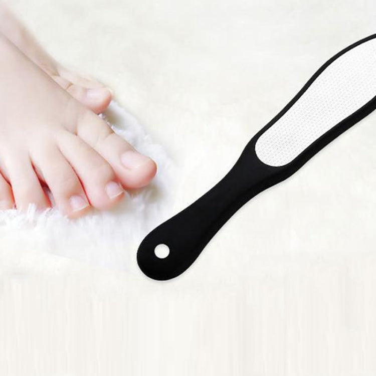 Strumento per manicure scrub pedicure grattugia per pelle morta su entrambi i lati in acciaio inossidabile