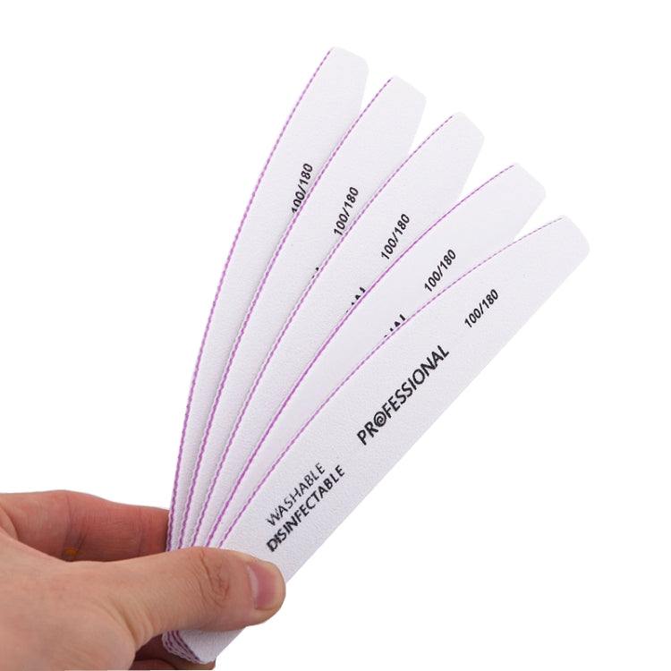 4 pezzi di carta vetrata per lima per unghie, levigatura, levigatura, lucidatura, strumenti per la cura del manicure