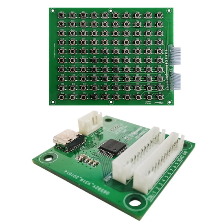 Scheda di sviluppo test personalizzata per tastiera e mouse con modulo interruttore tattile a 100 tasti PCSensor, DIY, PCB