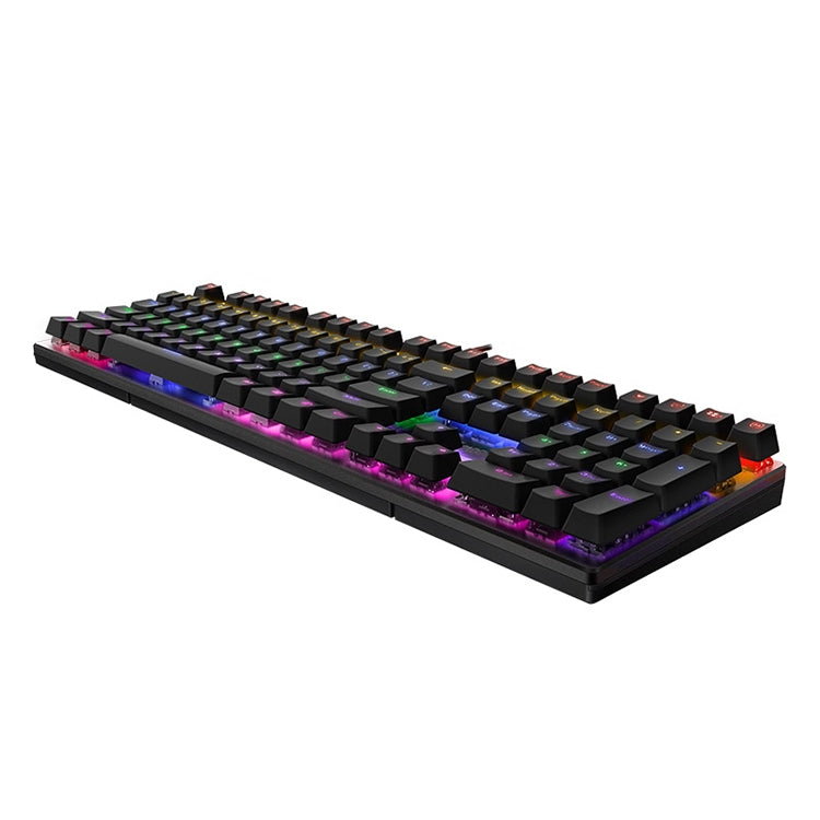 Rapoo V700S 104 tasti retroilluminazione a colori misti USB computer da gioco cablato senza punzonatura tastiera meccanica, Black Shaft, Green Shaft, Tea Shaft, Red Shaft