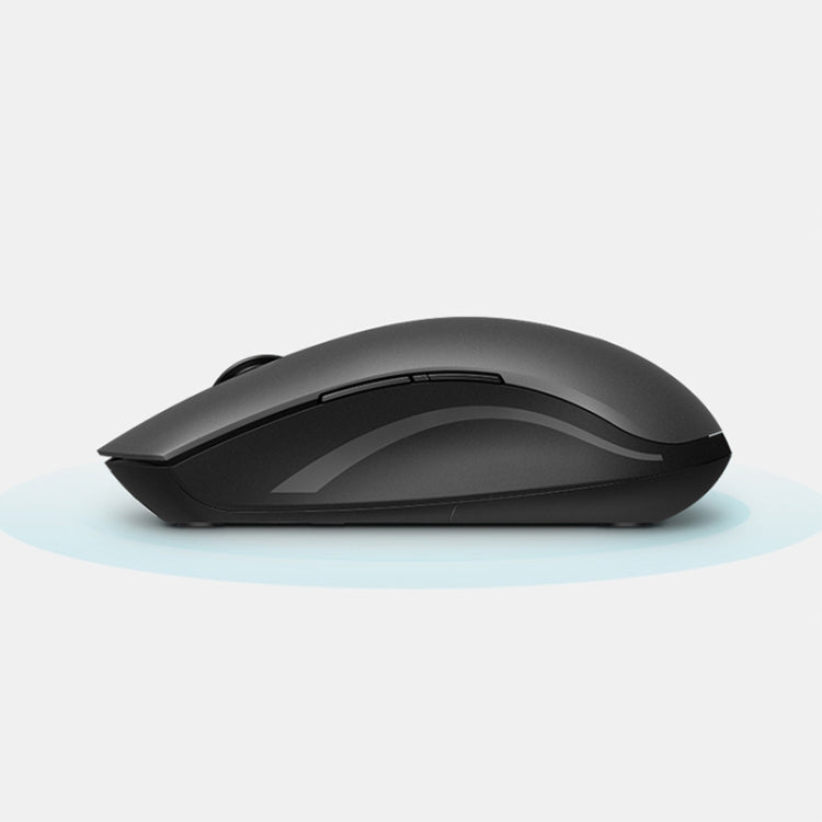 Rapoo 7200M 1600 DPI 6 pulsanti 2,4 GHz Wireless Bluetooth 4.0 Mouse multimodale Notebook Mouse muto da ufficio, White, Dark Gray
