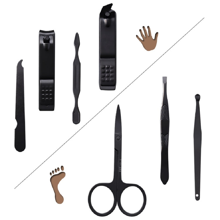 Tagliaunghie per manicure Set per pedicure Kit per l'igiene da viaggio portatile Set di strumenti per taglierina in acciaio inossidabile
