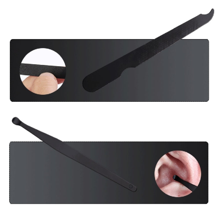 Tagliaunghie per manicure Set per pedicure Kit per l'igiene da viaggio portatile Set di strumenti per taglierina in acciaio inossidabile