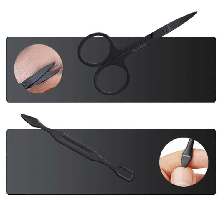Tagliaunghie per manicure Set per pedicure Kit per l'igiene da viaggio portatile Set di strumenti per taglierina in acciaio inossidabile