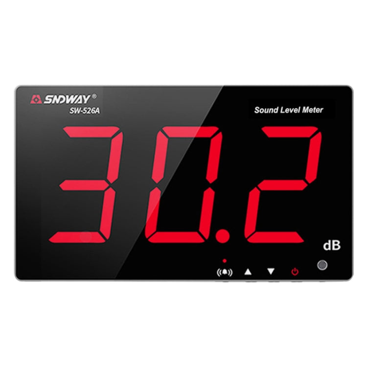 Tester per il monitoraggio dei decibel del rumore con display digitale a grande schermo SNDWAY da 30 ~ 130 dB, SW525B with Storage + USB, SW526A 18 inch Display, SW535A 18 inch Display 5-in-1, SW525G with Storage + USB Green