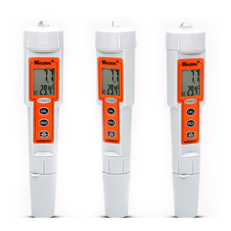 Penna di misurazione digitale LCD Kedida Protable per test dell'acqua, CT6021A PH + Temp Meter, CT3030 Conductivity + Temp Meter, CT6322 PH Conductivity Temp Meter, CT6821 PH + ORP + Temp Meter, CT8023 H2 + Temp Meter