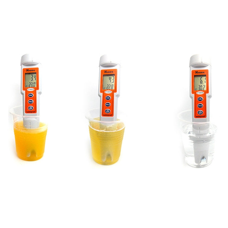 Penna di misurazione digitale LCD Kedida Protable per test dell'acqua, CT6021A PH + Temp Meter, CT3030 Conductivity + Temp Meter, CT6322 PH Conductivity Temp Meter, CT6821 PH + ORP + Temp Meter, CT8023 H2 + Temp Meter