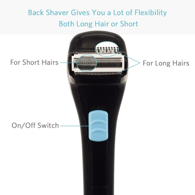 Rasoio elettrico pieghevole con manico lungo sul retro, Electric Shaver