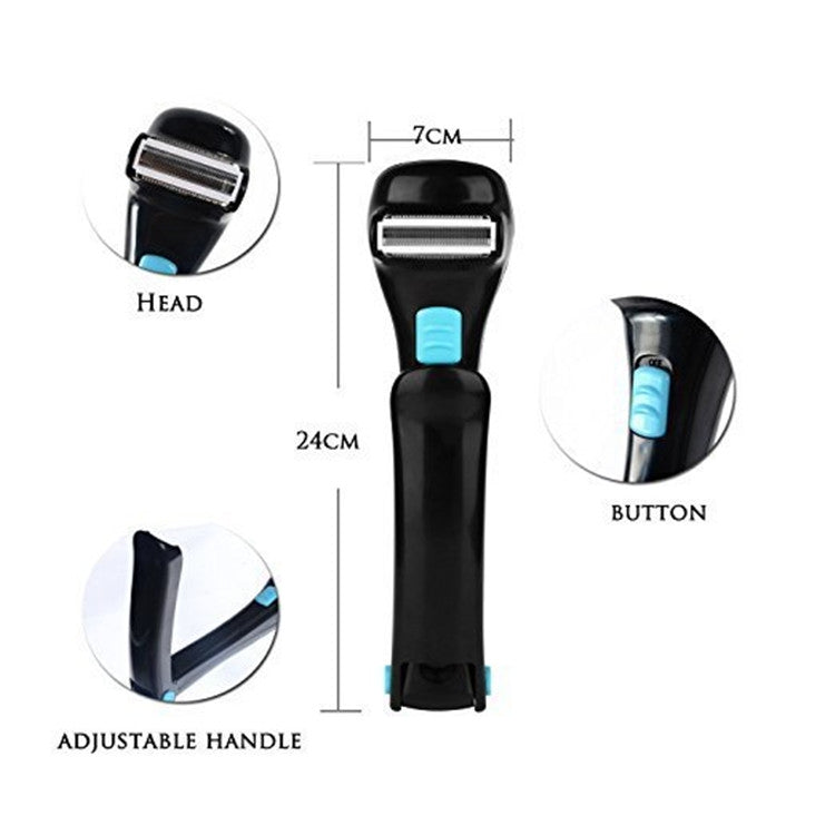 Rasoio elettrico pieghevole con manico lungo sul retro, Electric Shaver