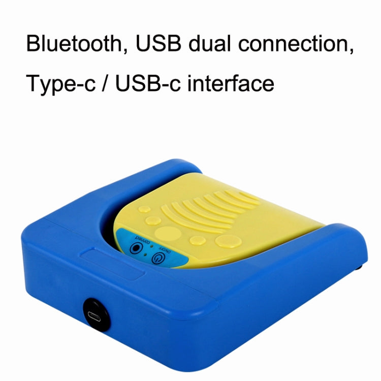 Pcsensor Adattatore per tastiera con interruttore di controllo a pedale wireless Bluetooth per computer, One-Pendal One-Button, One-Pendal Two-Button, Two-Pendal Two-Button, Two-Pendal Four-Button