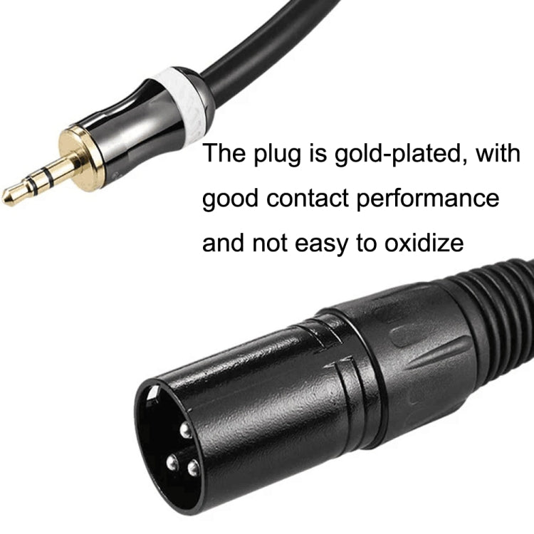 Cavo audio per microfono da scheda audio maschio da 3,5 mm a Caron, 0.5m, 1m, 1.5m, 2m, 3m, 5m, 10m, 15m
