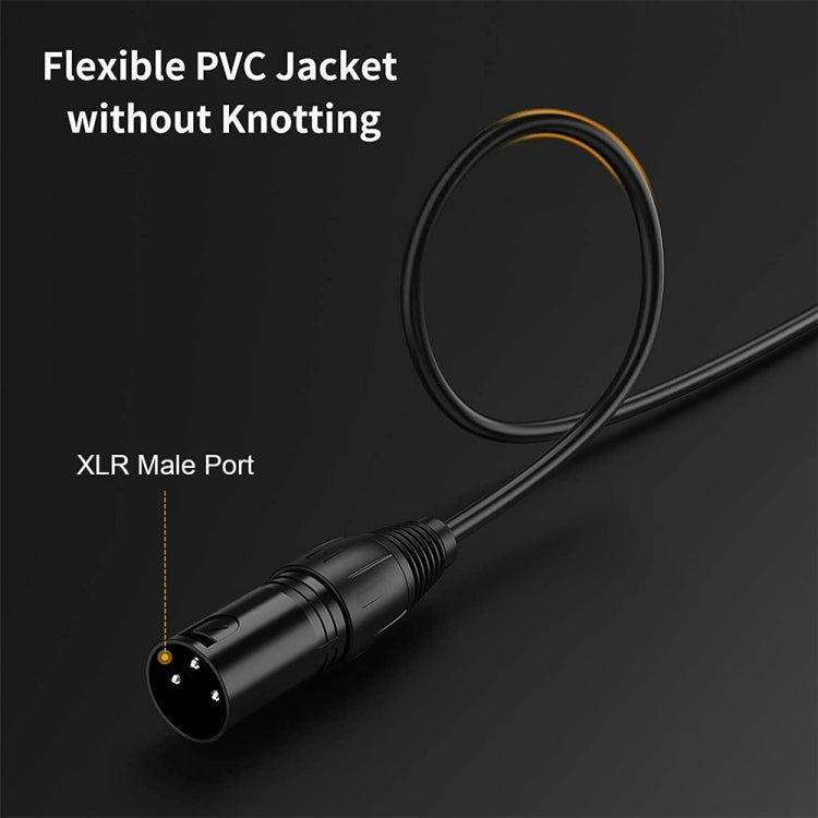 Cavo audio per microfono da scheda audio maschio da 3,5 mm a Caron, 0.5m, 1m, 1.5m, 2m, 3m, 5m, 10m, 15m