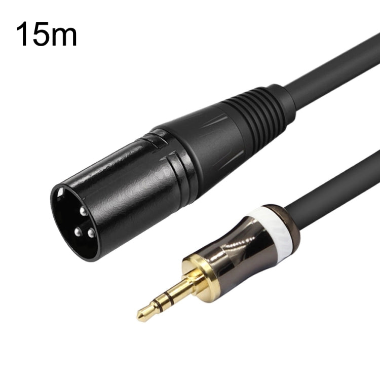 Cavo audio per microfono da scheda audio maschio da 3,5 mm a Caron, 0.5m, 1m, 1.5m, 2m, 3m, 5m, 10m, 15m