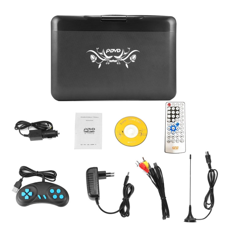 Lettore DVD EVD portatile da 13,9 pollici TV / FM / USB / Funzione di gioco, 10.1 Inch US Plug, 10.1 Inch EU Plug, 10.1 Inch UK Plug, 10.1 Inch AU Plug