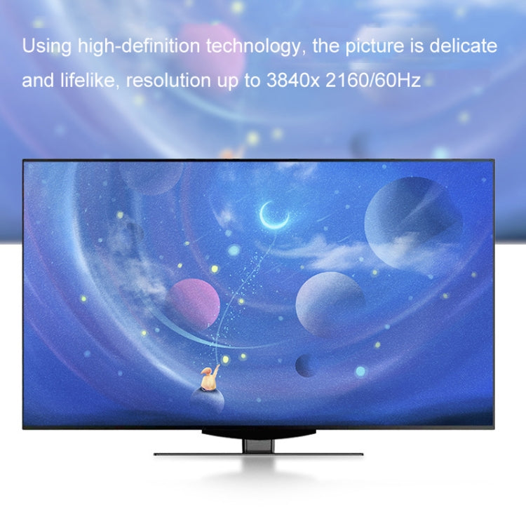 FJGEAR FJ-4K204 Distributore di switch HDMI audio HD 4K 2 ingressi 4 uscite, FJ-4K204 EU Plug, FJ-4K204 US Plug