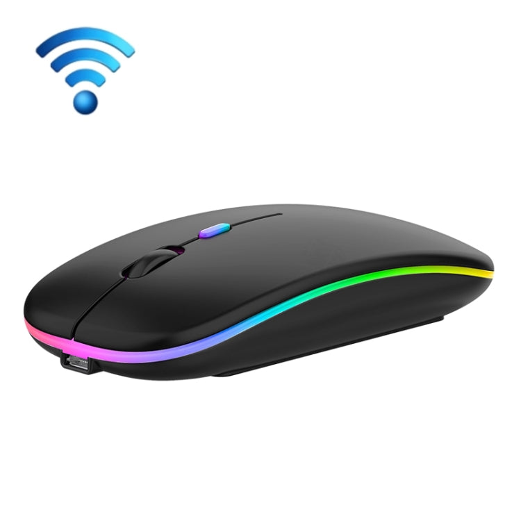 Mouse wireless dual mode Bluetooth silenzioso retroilluminato a 3 tasti