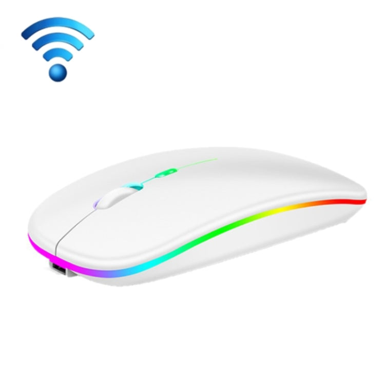 Mouse wireless dual mode Bluetooth silenzioso retroilluminato a 3 tasti