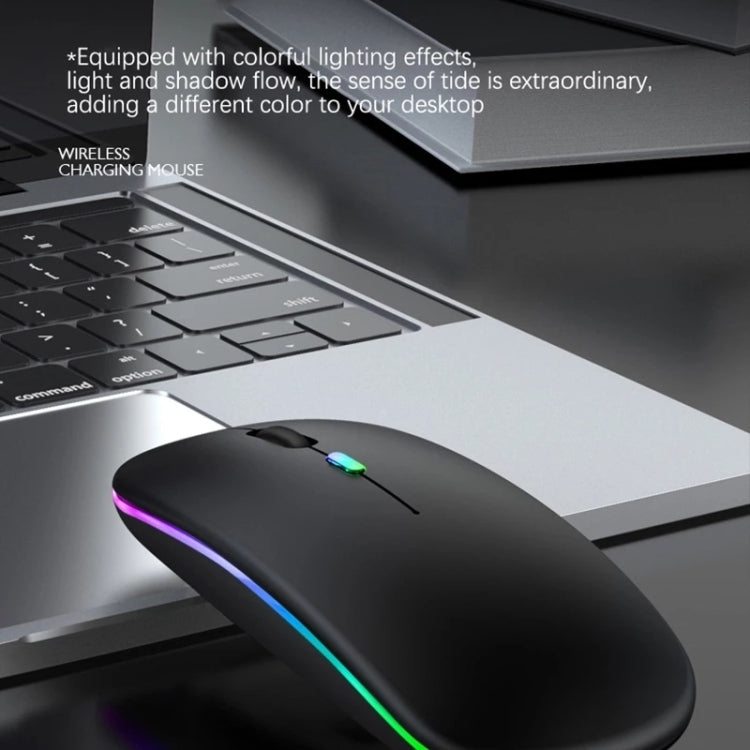 Mouse wireless dual mode Bluetooth silenzioso retroilluminato a 3 tasti