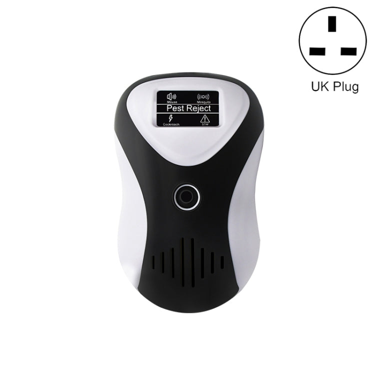 Repellente per topi multifunzionale ad ultrasuoni Repellente per insetti silenzioso a risparmio energetico, Black White+UK Plug, Black White+US Plug, Black White+EU Plug, Blue Black+UK Plug, Blue White+UK Plug, Blue Black+US Plug, Blue White+US Plug